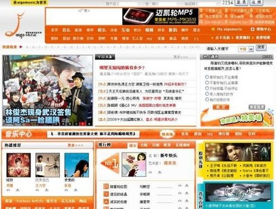 喜迎09新春 爱国者音乐网新版正式上线
