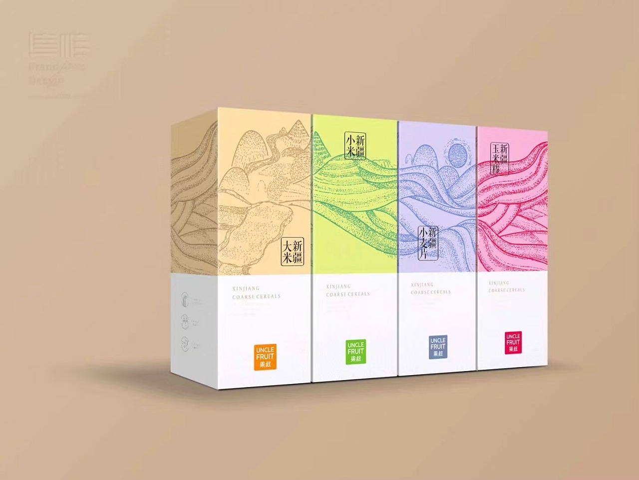 杂粮礼盒包装设计——武汉集唯品牌设计的专业视角